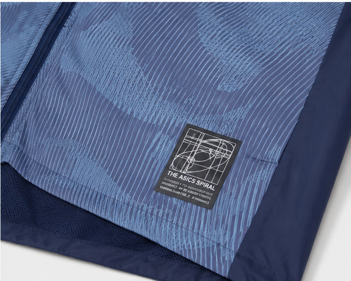 ASICS Asia Exclusive Fleece-Lined Navy Blue Woven Tracksuit