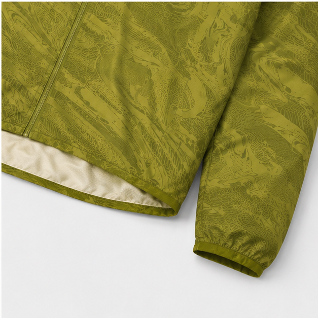 ASICS Asia Exclusive “Olive Storm” Performance Hooded Jacket & Black Pants Set