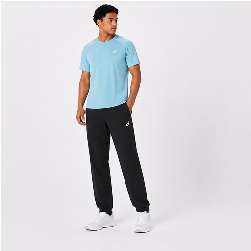 ASICS Asia Exclusive Fleece-Lined Black Woven Tracksuit (No Hood)