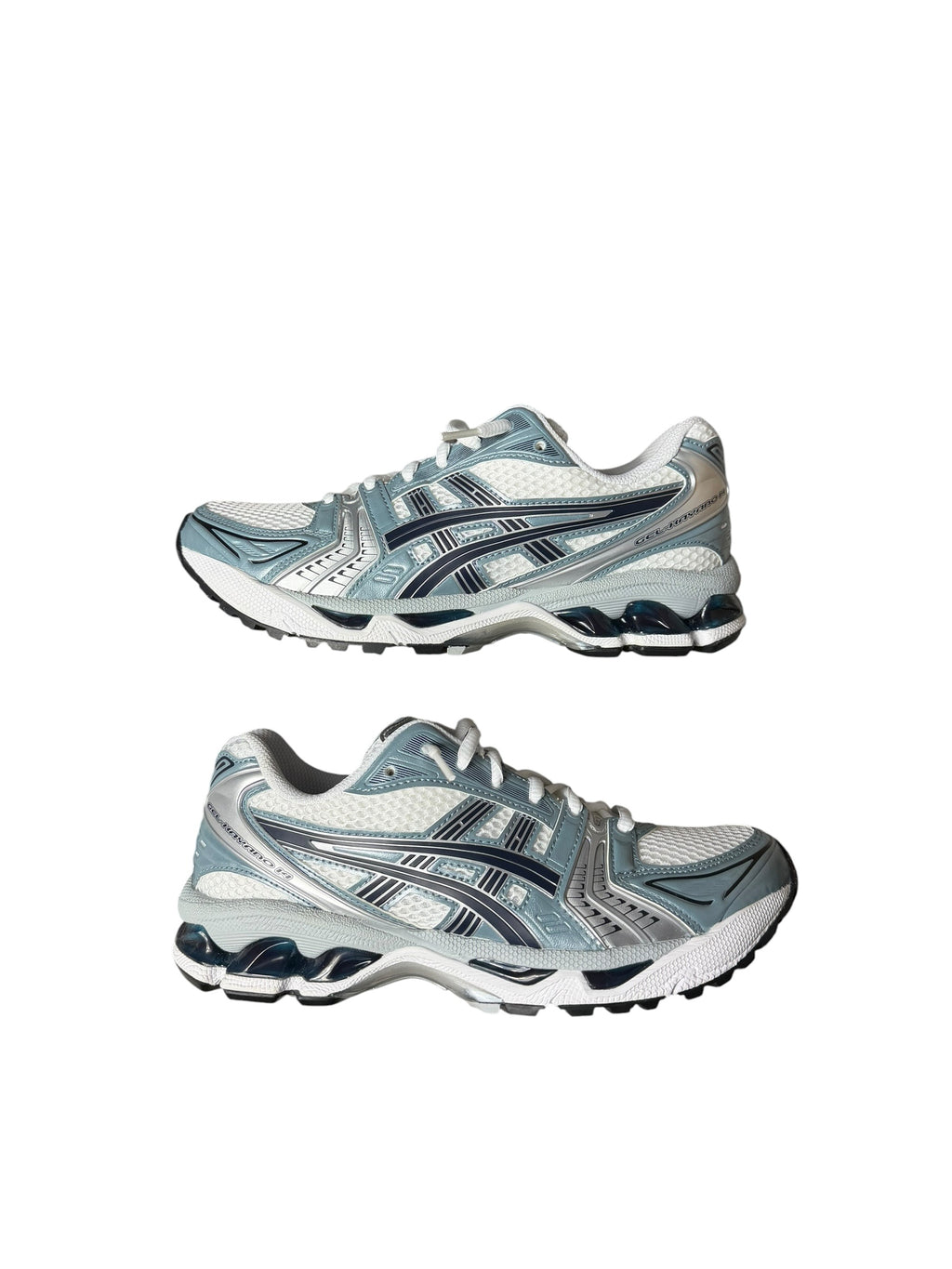 ASICS GEL-Kayano 14 — White / Fjord Grey
