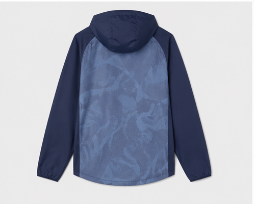 ASICS Asia Exclusive Fleece-Lined Navy Blue Woven Tracksuit